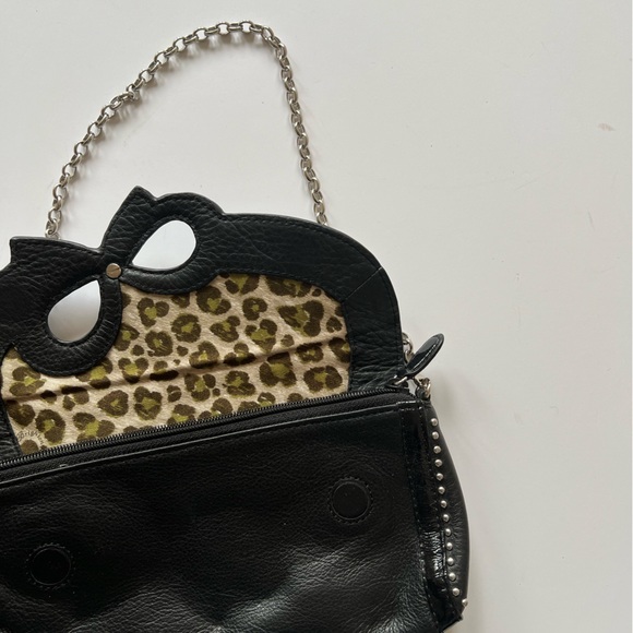 Vintage leather Brighton clutch. - Picture 2 of 2